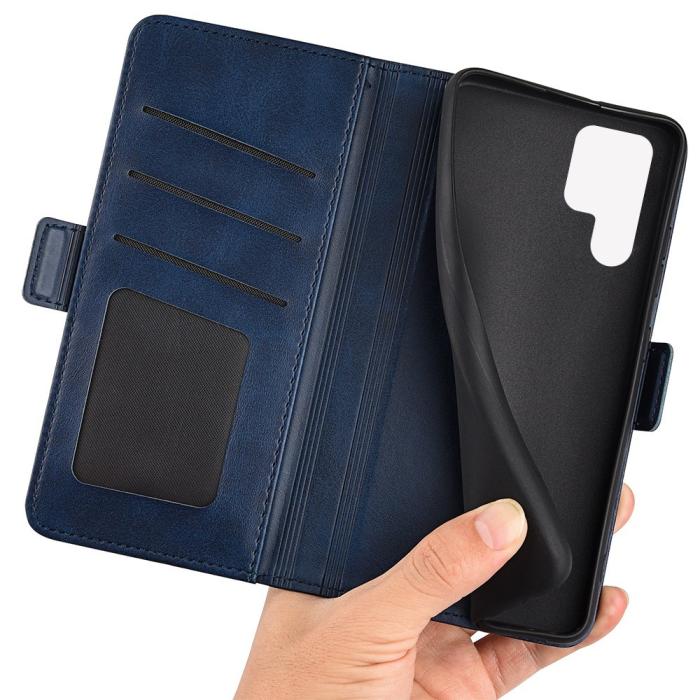 Bild 4, Samsung Galaxy S23 Ultra Fodral Magnetisk Stängning Blå