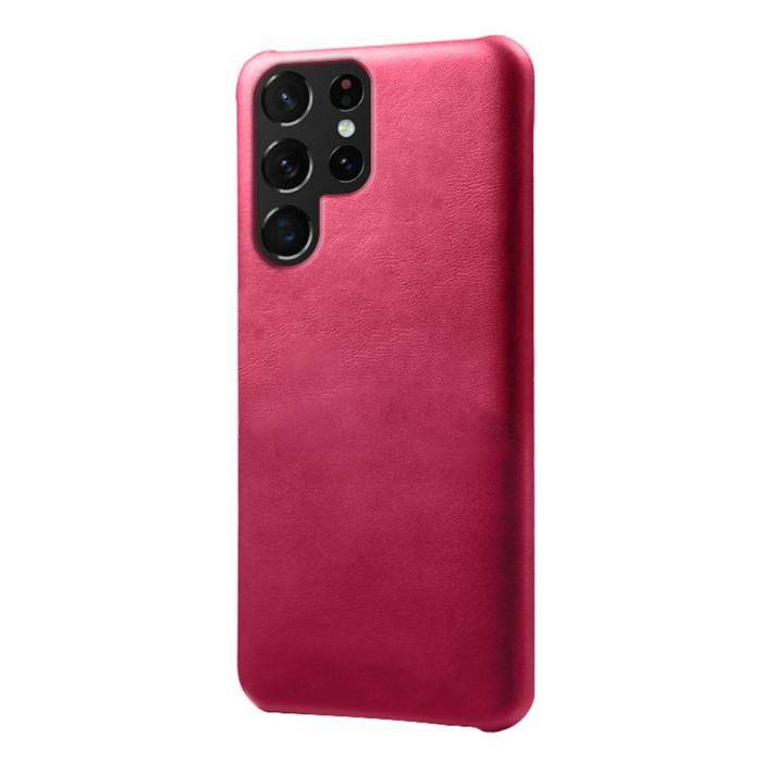 Bild 1, Samsung Galaxy S23 Ultra Skal Läder Belagt Rosa