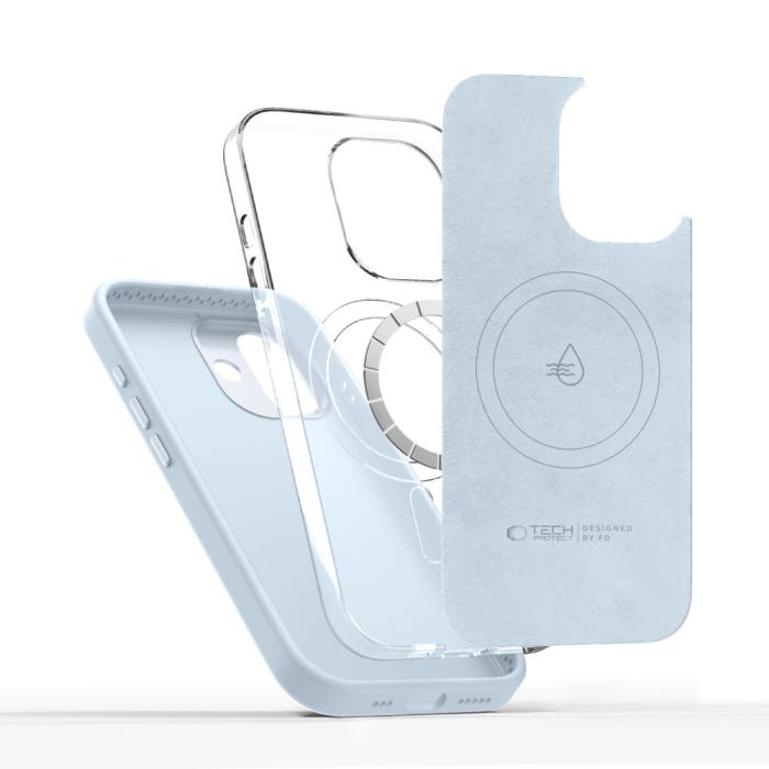 Bild 4, Tech-Protect iPhone 17 Skal MagSafe Uniq Mist Blue