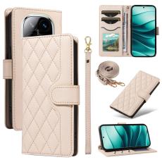 Xiaomi Redmi Note 14 Pro/Pro Plus 5G Fodral Rhombus L&auml;der