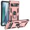 Google Pixel 7 Skal Shockproof Hybrid Ring Armor Roséguld