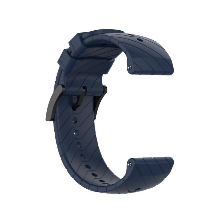Bild 3, Silikon Armband (24mm) Mörk Blå