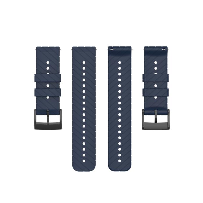 Bild 4, Silikon Armband (24mm) Mörk Blå