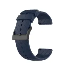 Silikon Armband (24mm) Mörk Blå