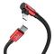 Baseus MVP Elbow 1m 18W USB-C - Lightning PD - Röd