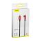Baseus MVP Elbow 1m 18W USB-C - Lightning PD - Röd