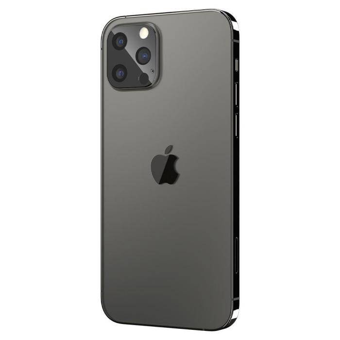 Bild 3, iPhone 12 Pro - Spigen 2-PACK Optik GLAS.TR Linsskydd
