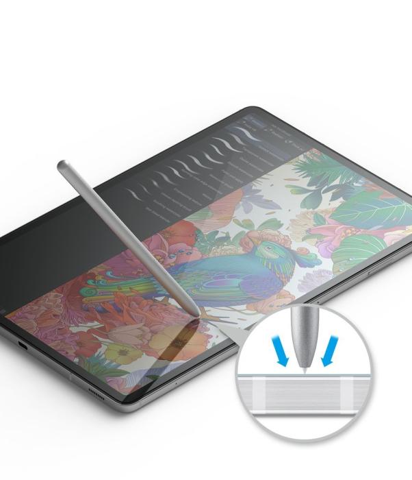 Bild 3, Ringke Samsung Galaxy Tab S7 Plus / Tab S8 Plus / Tab S7 FE Skärmskydd