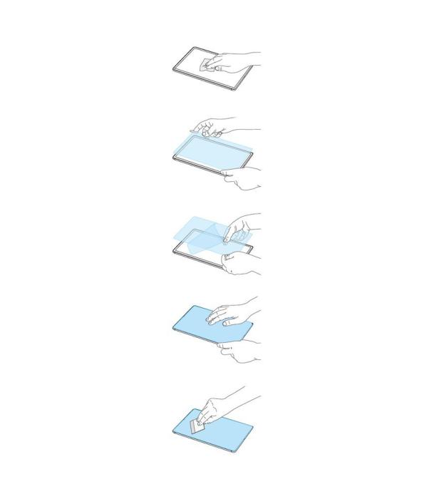 Bild 4, Ringke Samsung Galaxy Tab S7 Plus / Tab S8 Plus / Tab S7 FE Skärmskydd