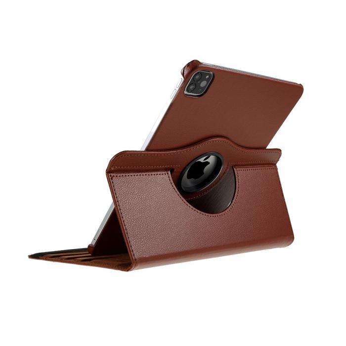 Bild 4, iPad Air 2025-2020 / Pro 11 Fodral 360° Rotation Brun