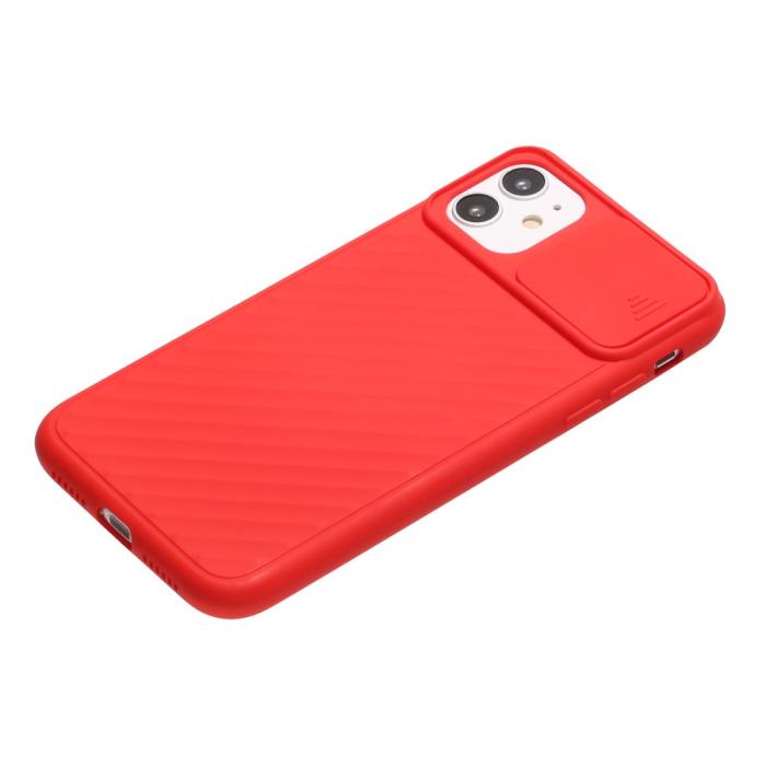 Bild 3, iPhone 12 Pro Max - CamShield Skal - Röd