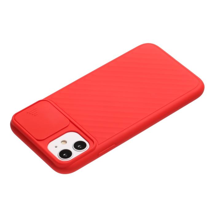 Bild 4, iPhone 12 Pro Max - CamShield Skal - Röd