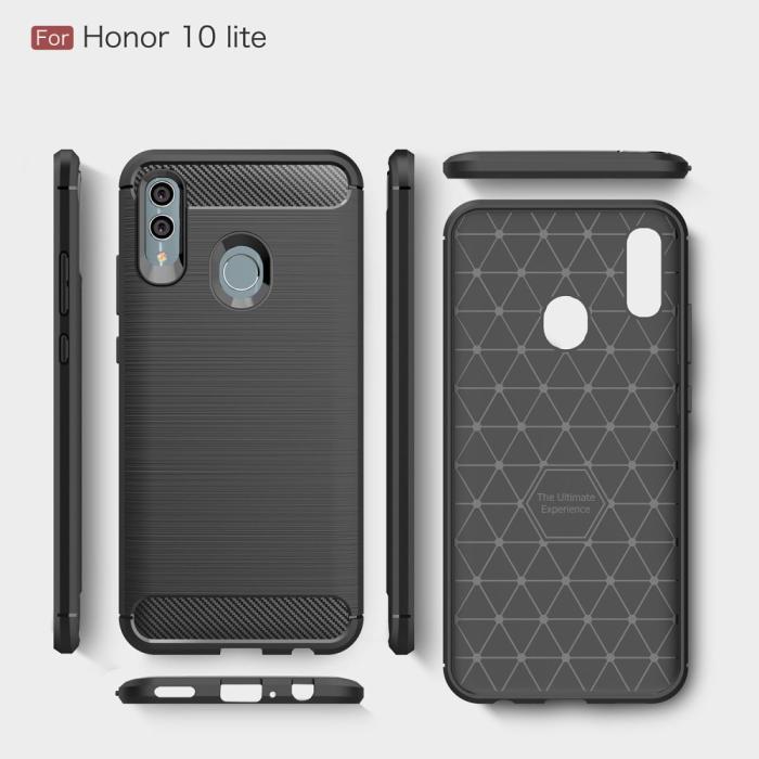 Bild 2, Huawei P Smart (2019) - Brushed TPU Skal - Svart