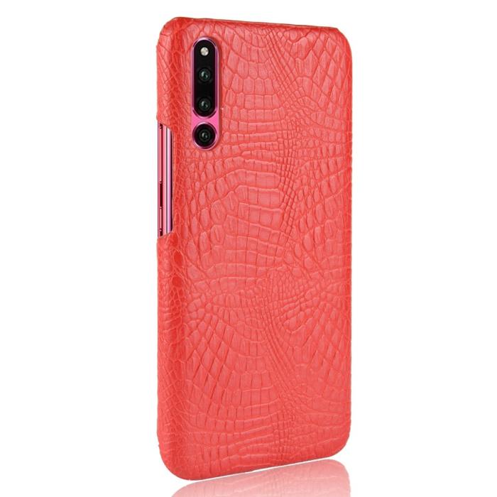 Bild 5, Huawei P30 - Krokodil Mönster Skal - Röd
