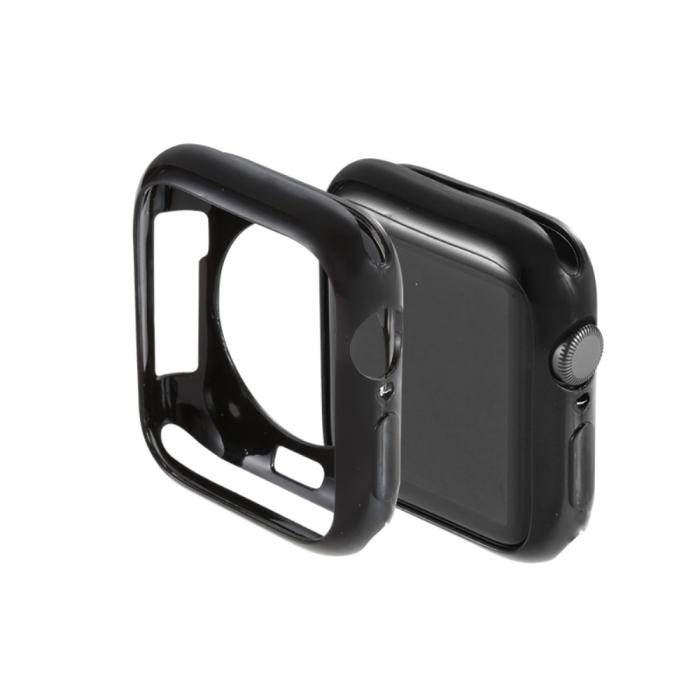 Bild 1, Silikonskal Apple Watch 41/40/38 mm - Svart