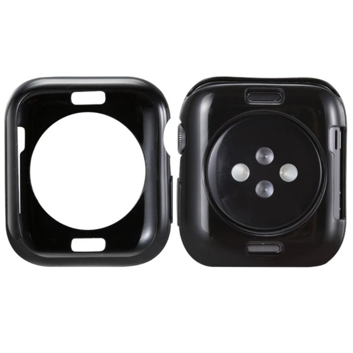 Bild 2, Silikonskal Apple Watch 42/44 mm Svart