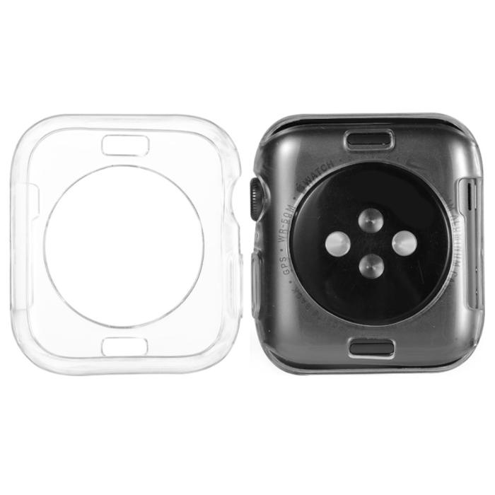 Bild 2, Silikonskal Apple Watch 42/44 mm Transparent