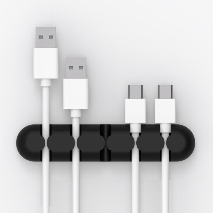 Bild 4, ORICO 5-Spårs Kabelorganiserare - Svart