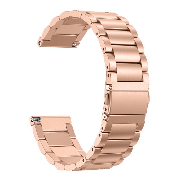 Bild 3, Lyxigt Metallarmband Fitbit Versa/Versa 2 - Roséguld
