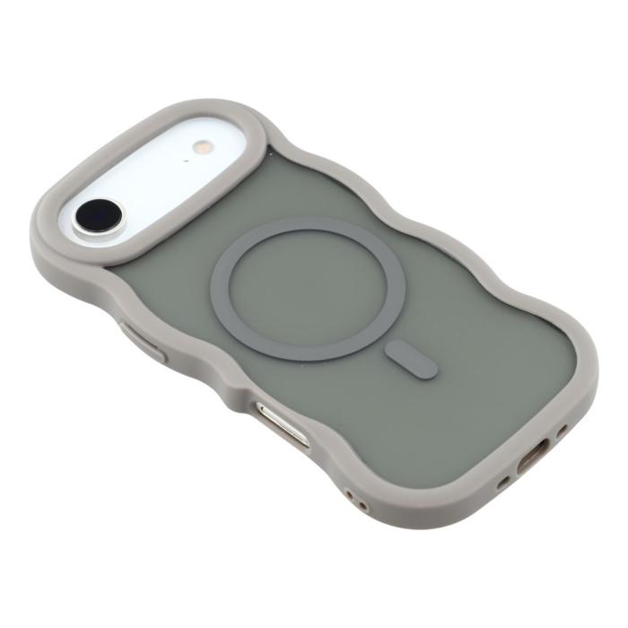 Bild 4, iPhone Air Skal MagSafe Wavy Matt Grå