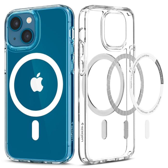 Bild 1, Spigen iPhone 13 Mini Skal MagSafe Mag Ultra Hybrid Vit