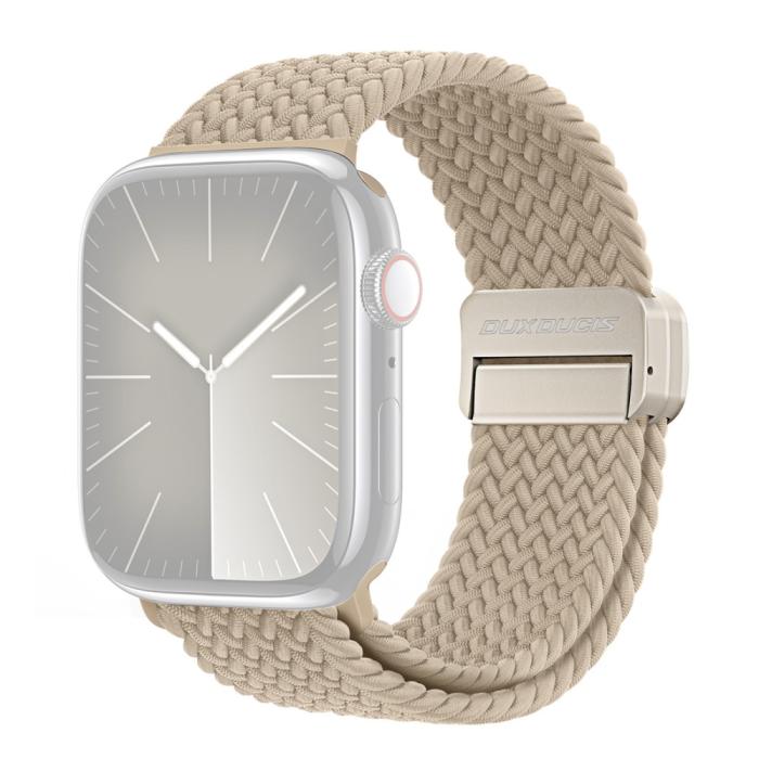 Bild 1, DUX DUCIS Apple Watch 38/40/41 Armband Flätat Beige