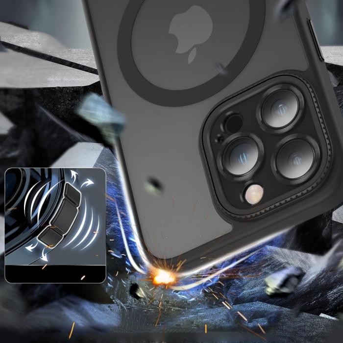 Bild 5, Tech-Protect iPhone 15 Pro Skal MagSafe MagMat Cam+