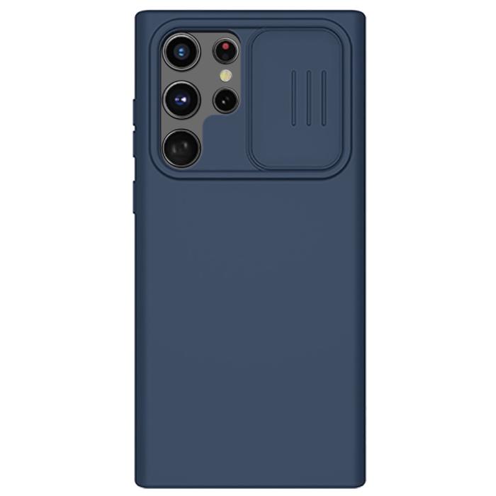 Bild 2, NILLKIN Samsung Galaxy S22 Ultra Skal CamShield Liquid Blå