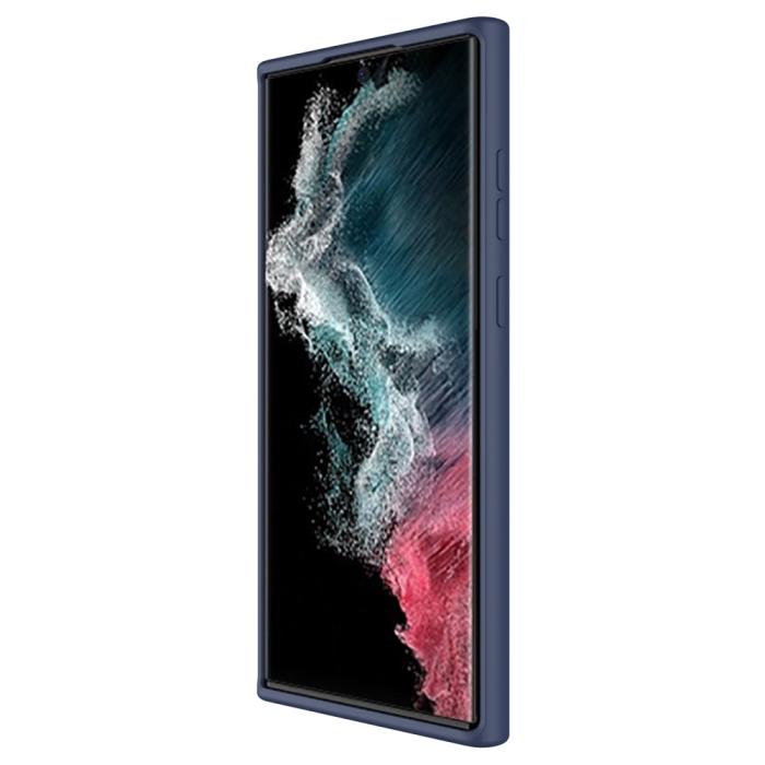 Bild 5, NILLKIN Samsung Galaxy S22 Ultra Skal CamShield Liquid Blå