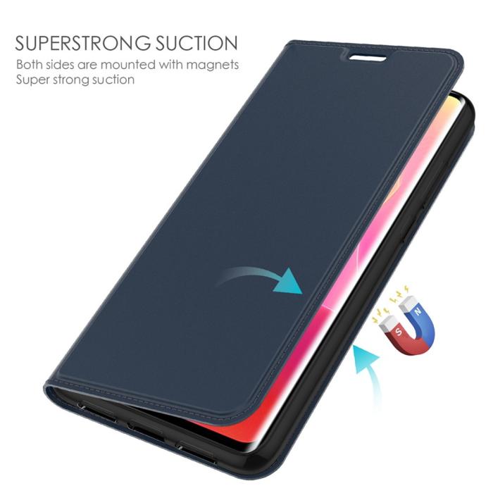 Bild 3, OnePlus Nord 5 5G Fodral Flip Läder Blå