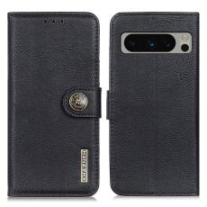KHAZNEH Google Pixel 8 Pro Fodral Läder Svart
