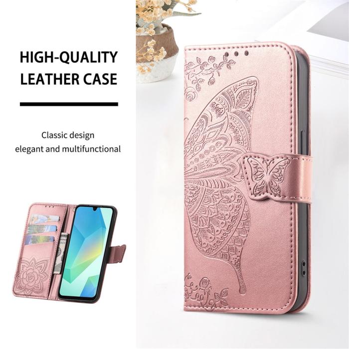 Bild 6, Honor 400 Smart Fodral Med Fjäril Tryck Roséguld