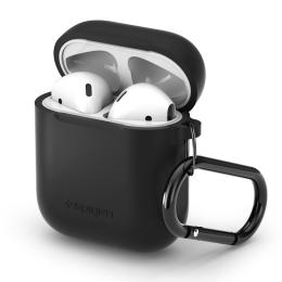 Spigen AirPods Skal Silicone Fit Svart