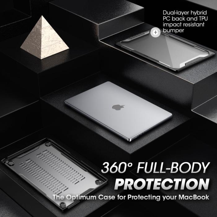 Bild 4, Supcase MacBook Air 15 2023-2024 Skal Unicorn Beetle Svart