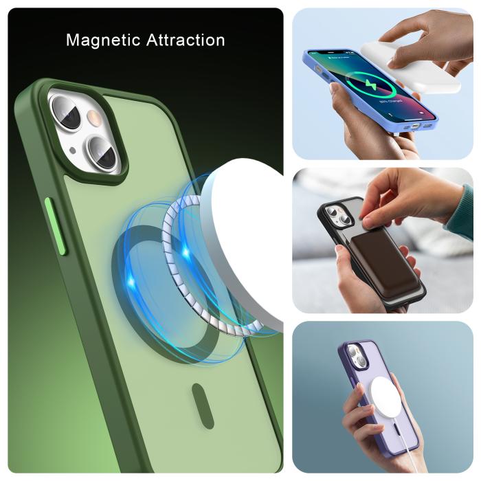 Bild 6, ColorPop iPhone 14/13 Skal CH MagSafe Matt Ljus Grön