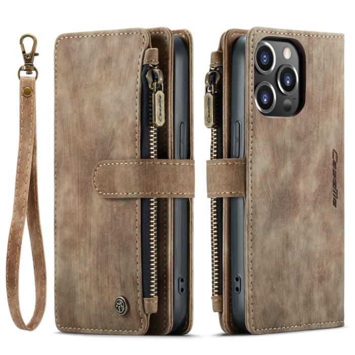 Bild 2, CASEME iPhone 14 Pro Fodral Multifunktionell Brun