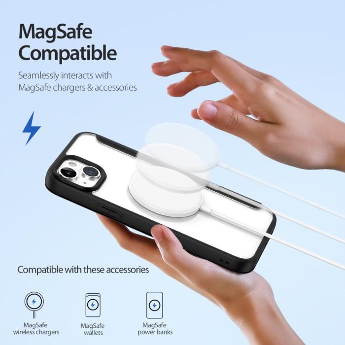 Bild 4, DUX DUCIS iPhone 15 Plus Fodral MagSafe Skin X Pro Svart