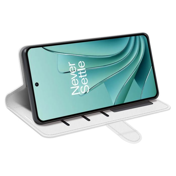Bild 3, OnePlus Nord 3 5G Fodral Crazy Horse Läder Vit