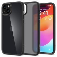 Spigen iPhone 15 Skal Ultra Hybrid Frostad Svart