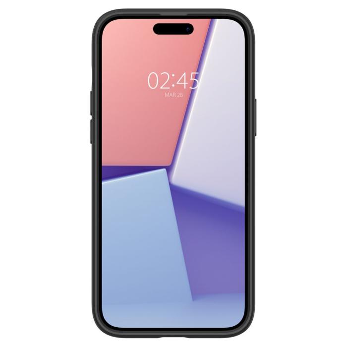 Bild 3, Spigen iPhone 15 Skal Ultra Hybrid Frostad Svart