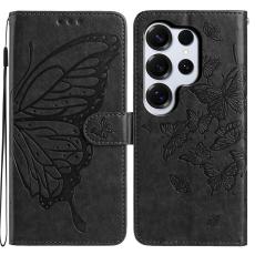 Samsung Galaxy S26 Ultra Fodral Fj&auml;ril Tryck Svart