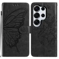 Samsung Galaxy S26 Ultra Fodral Fj&auml;ril Tryck Svart