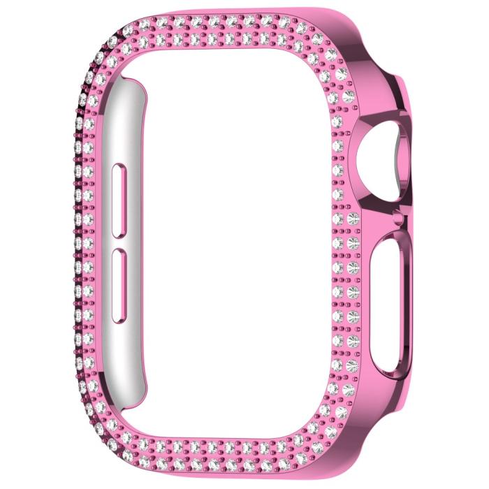 Bild 2, Apple Watch 10 46 mm Skal Rhinestone Rosa