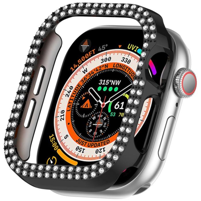 Bild 1, Apple Watch 10 46 mm Skal Rhinestone Svart