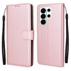 Samsung Galaxy S26 Ultra Fodral L&auml;der Ros&eacute;guld