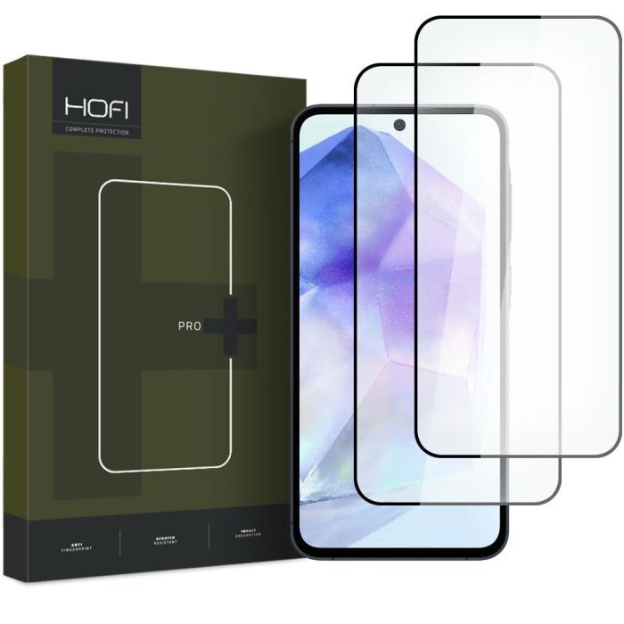 Bild 1, HOFI Galaxy A35 5G/A55 5G 2-PACK Skärmskydd Pro+ Heltäckande