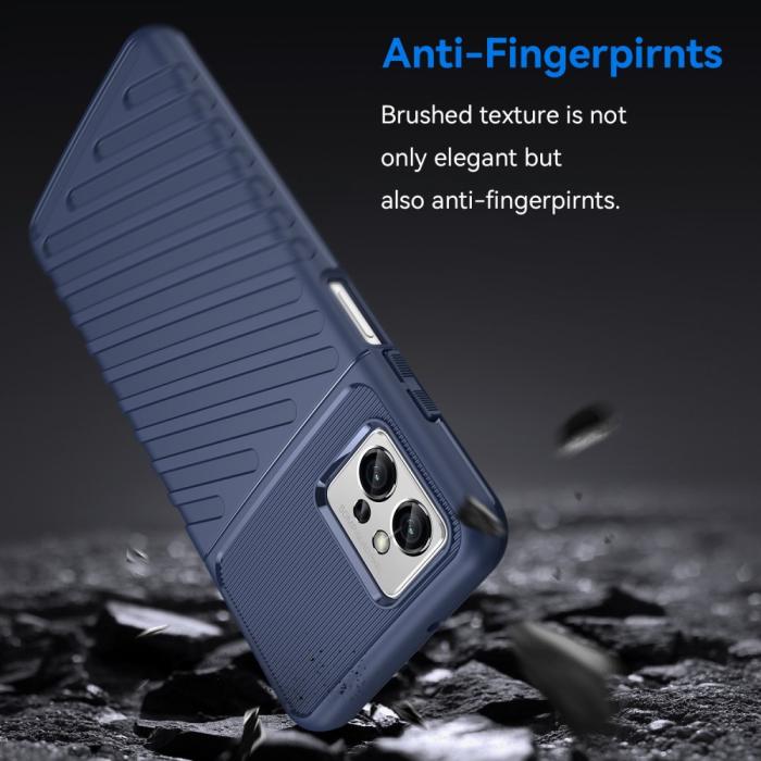 Bild 2, Motorola Moto G32 Skal Twill Textur Blå