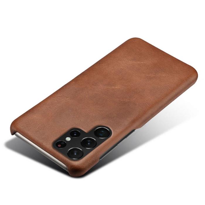 Bild 3, Samsung Galaxy S23 Ultra Skal Läder Belagt Brun