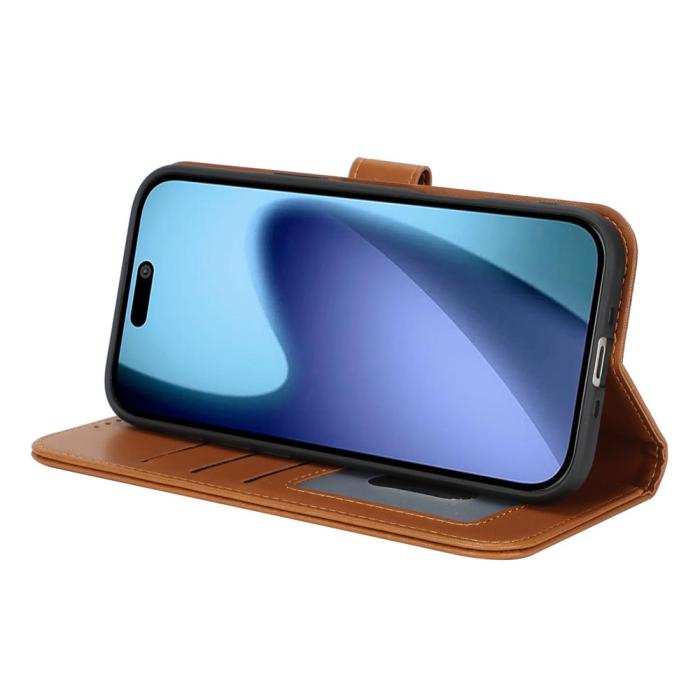 Bild 4, iPhone Air Fodral Läder Brun