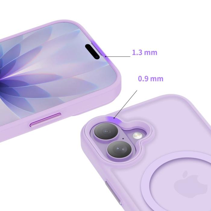 Bild 4, Tech-Protect iPhone 17 Skal MagSafe MagMat Lavender